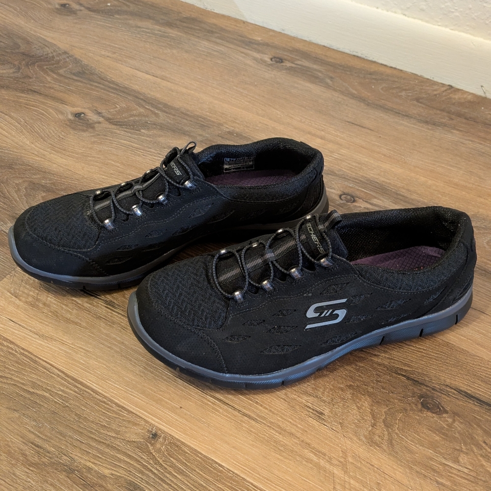 Skechers Black Athletic Sneakers